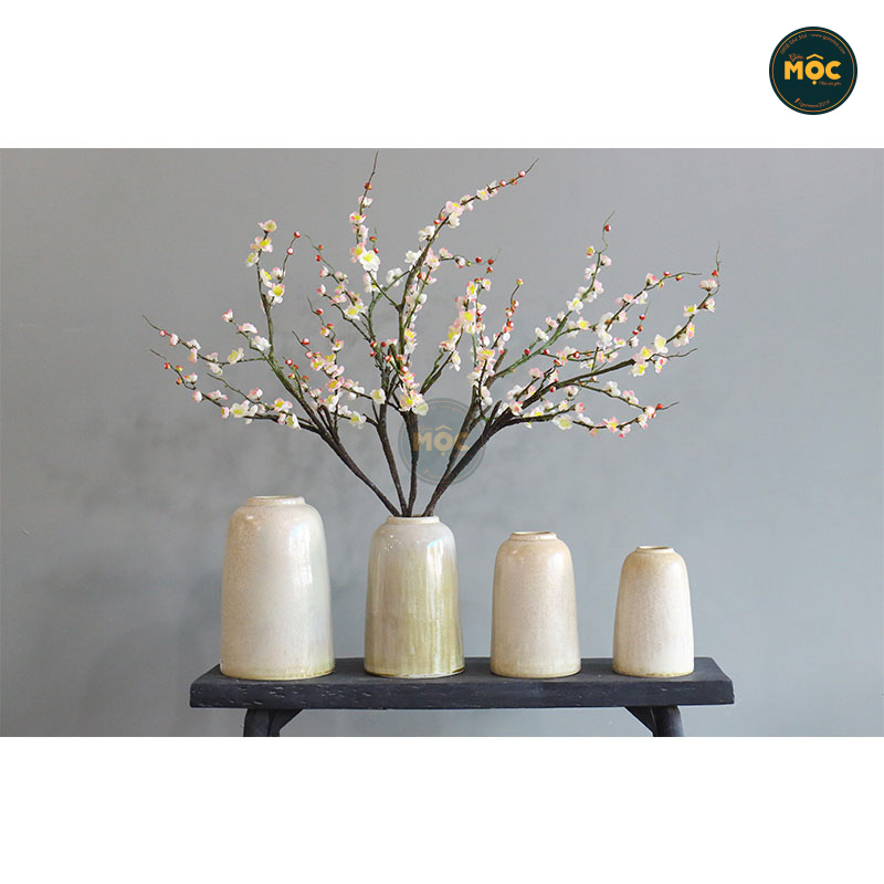 Cắm Hoa Tươi | Mờ | 3742 Bình Hoa Bốn Mùa Chuông H36 23x23x36 M11