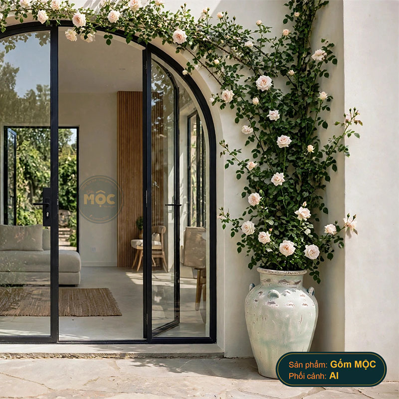 3991 Men Mỹ Thuật Bình 4 Quai Ngang 45x45x75 M32