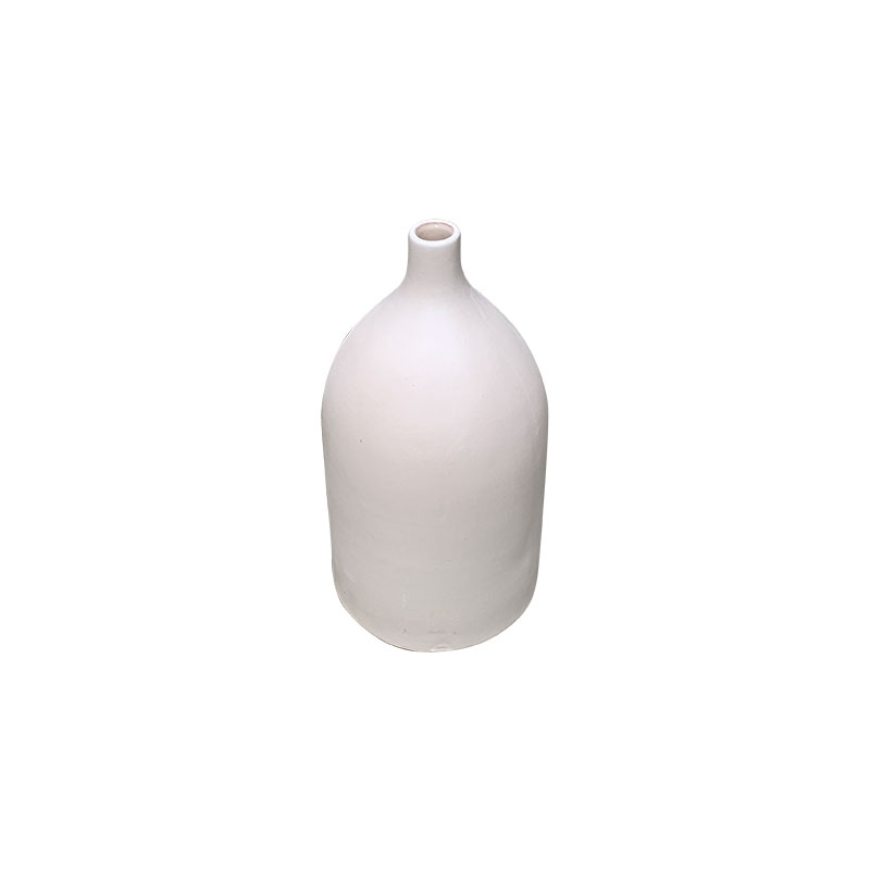 Cắm Hoa Tươi | Mờ | 3697 Bình Bầu Đáy Bằng 19x19x34 M3